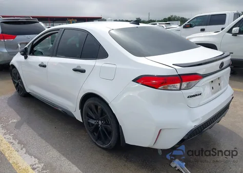 2021 Toyota Corolla Se Nightshade Edition из США, поврежденный, VIN 5YFS4MCE4MP073282